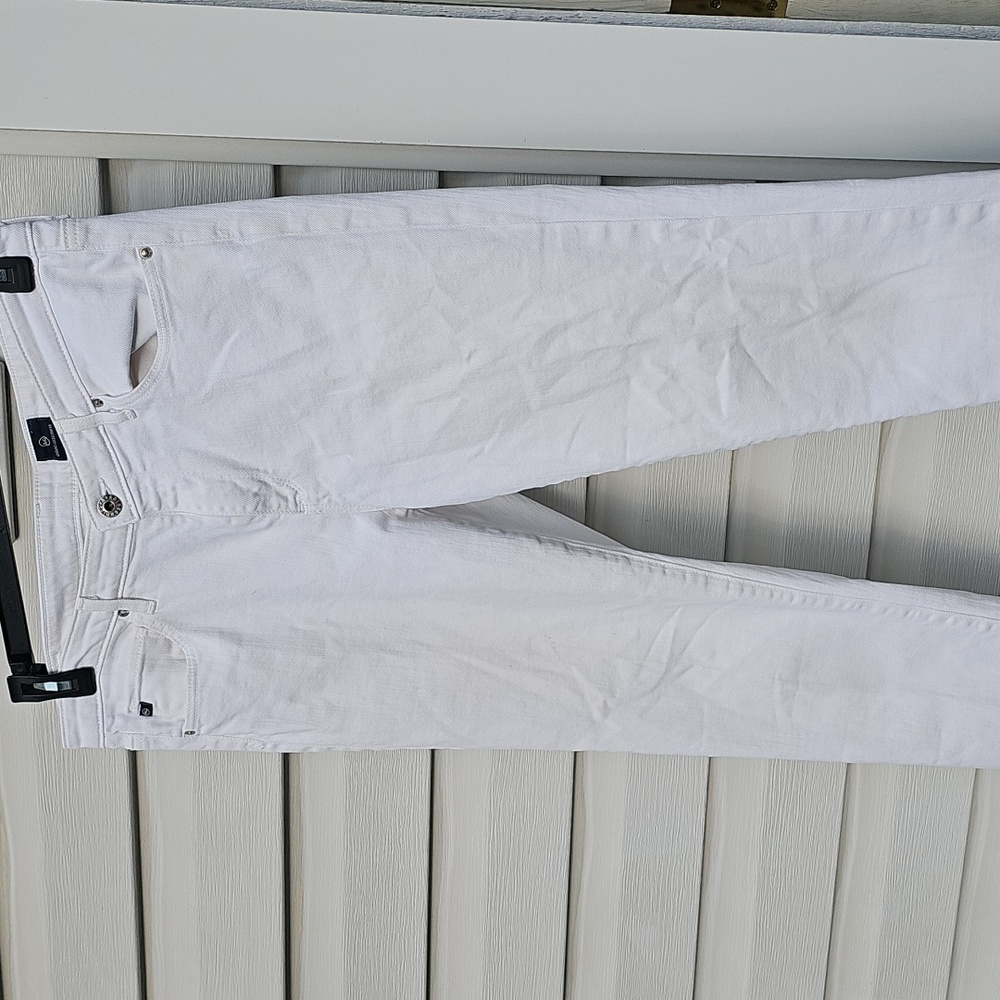 AG Adriano Goldschmied Women's White Skinny Jeans